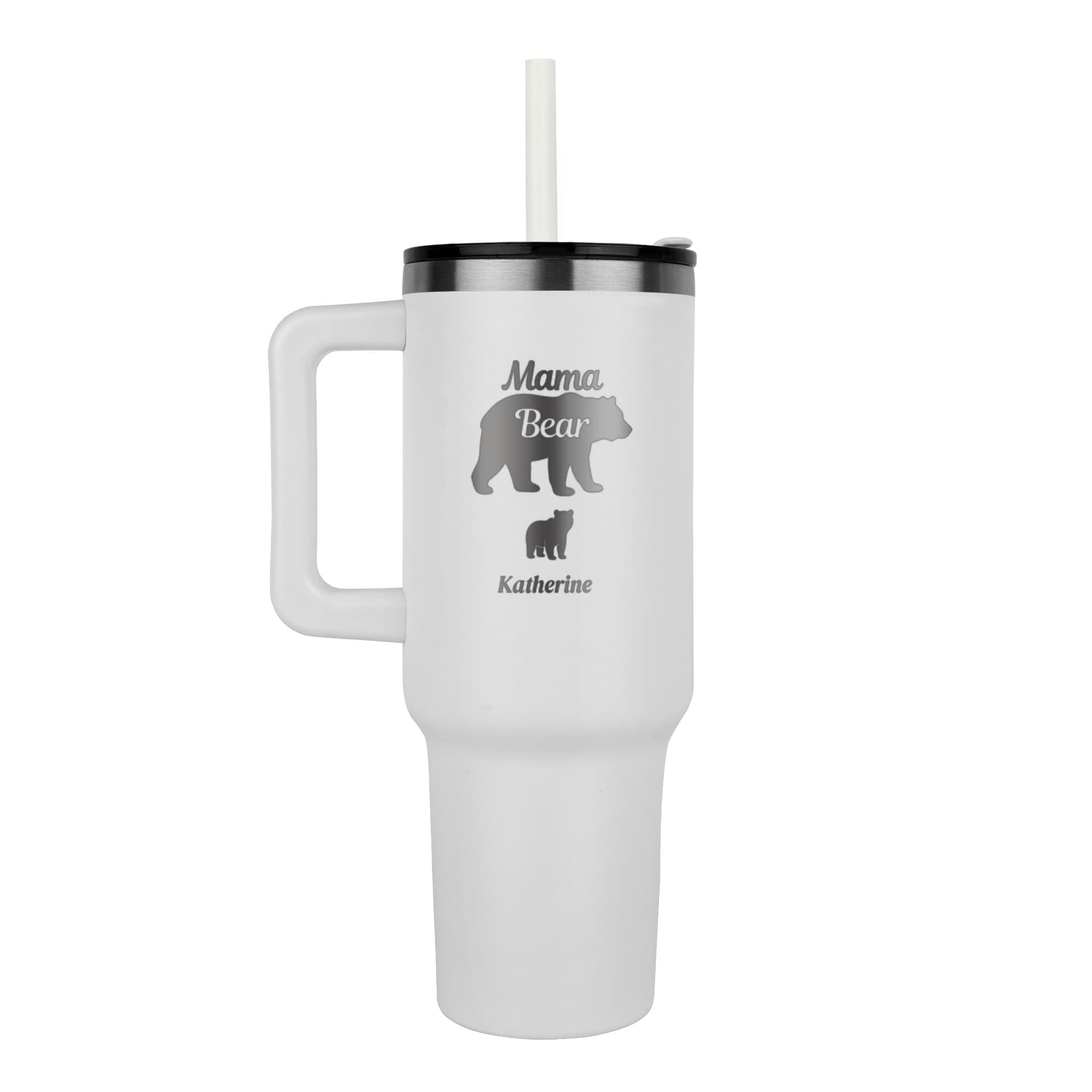 Mama Bear Pinnacle 40oz Tumbler - Laser engraved Mom/Mother's Day Gift