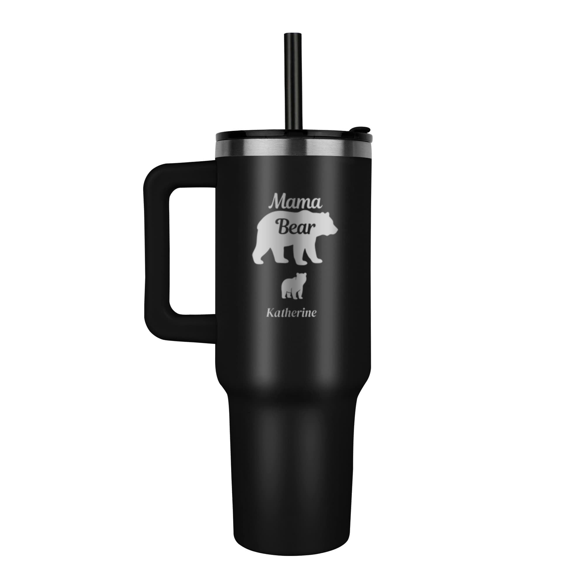 Mama Bear Pinnacle 40oz Tumbler - Laser engraved Mom/Mother's Day Gift