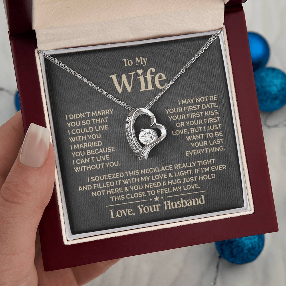 To My Wife - Heart Necklace