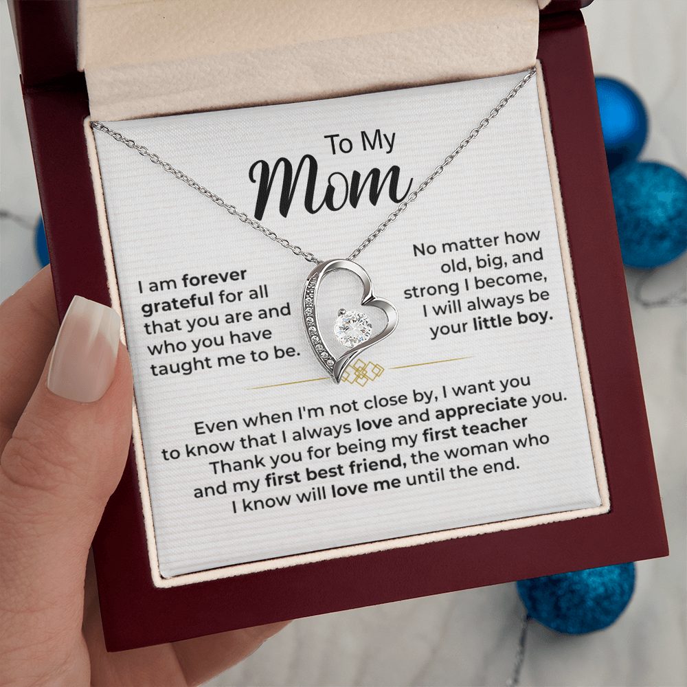 Dear Mom - Forever Heart Love Gift Set With PERSONALIZATION OPTION