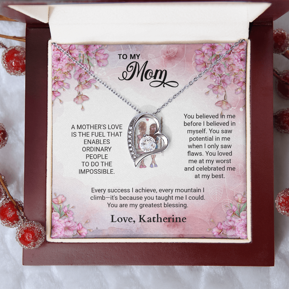 To My Mom | Forever Love Necklace |  PREFERRED SIGN-OFF