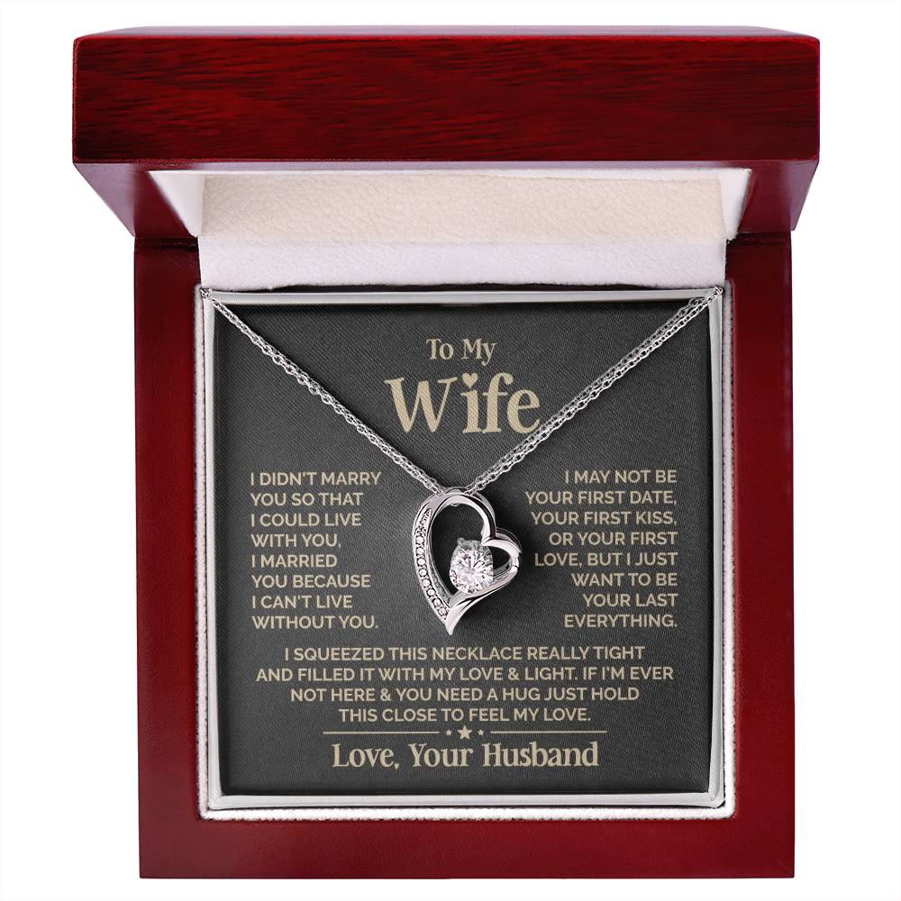 To My Wife - Heart Necklace