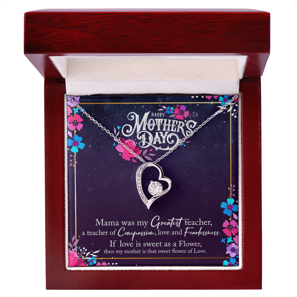 Forever Love Necklace — Mama My Greatest Teacher — Mother's Day Jewelry Gift Set
