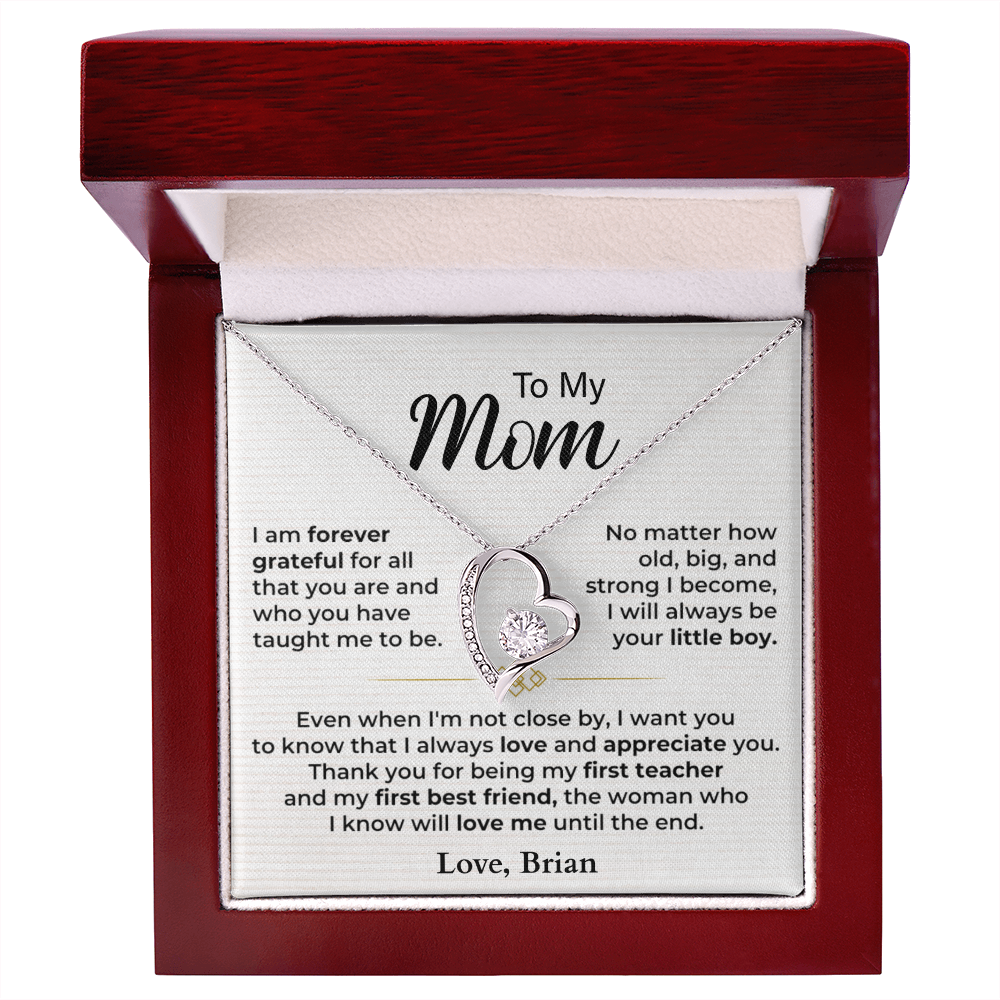 Dear Mom - Forever Heart Love Gift Set With PERSONALIZATION OPTION