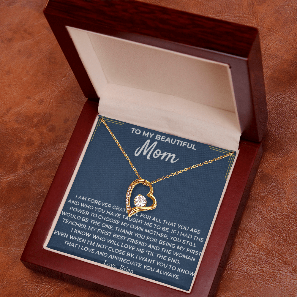 To My Mom - Forever Linked Hearts Gift Set