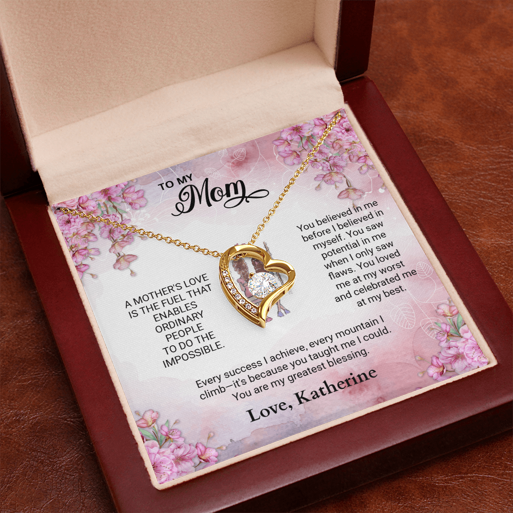 To My Mom | Forever Love Necklace |  PREFERRED SIGN-OFF