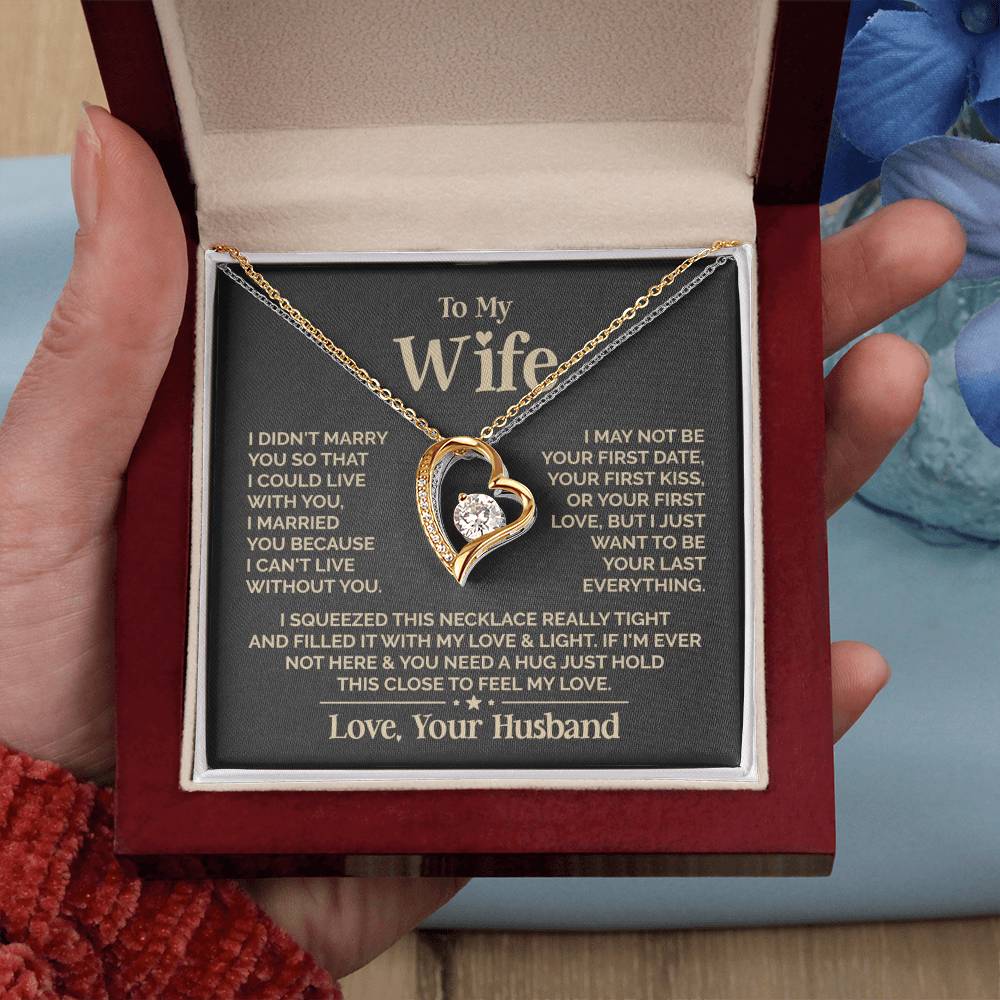To My Wife - Heart Necklace