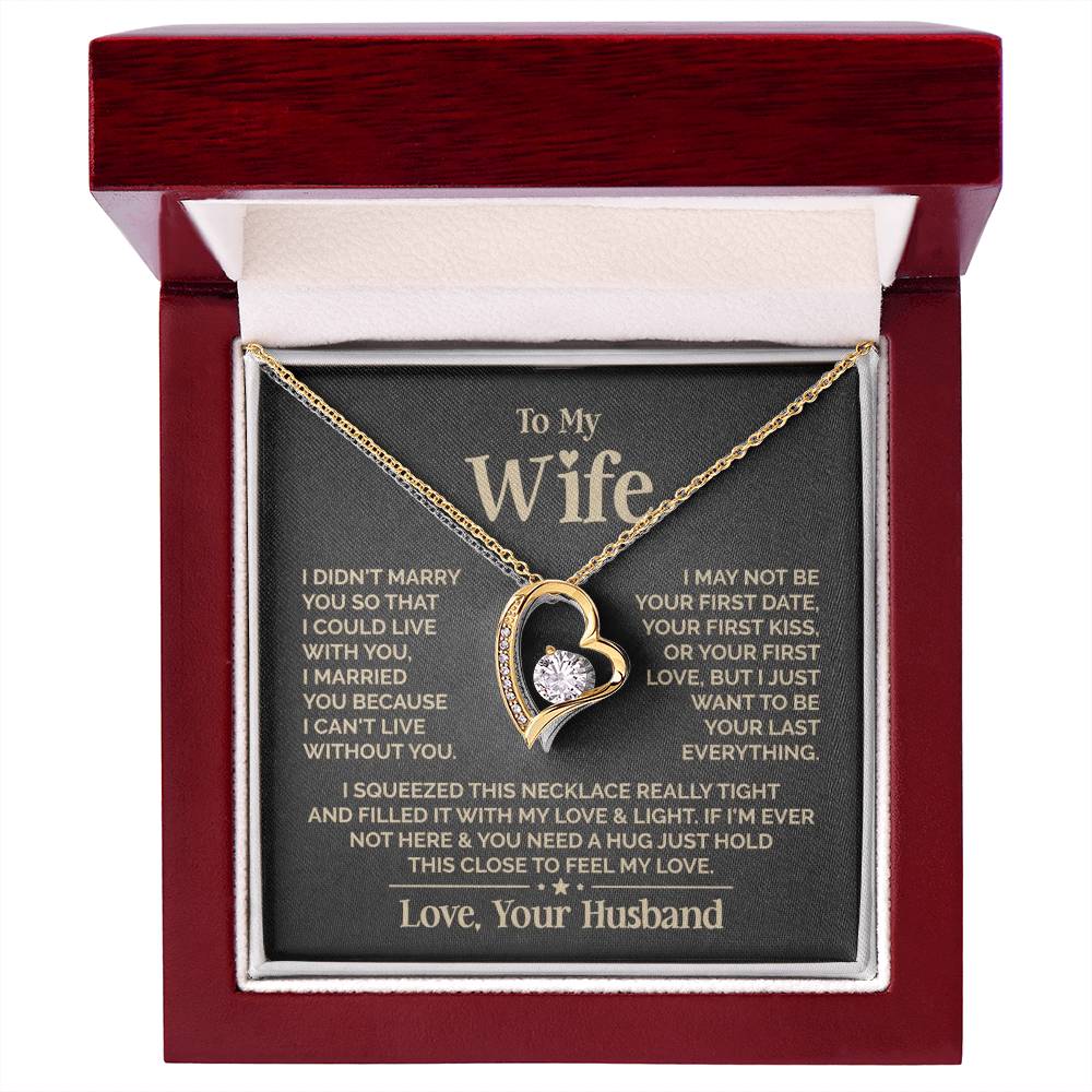 To My Wife - Heart Necklace