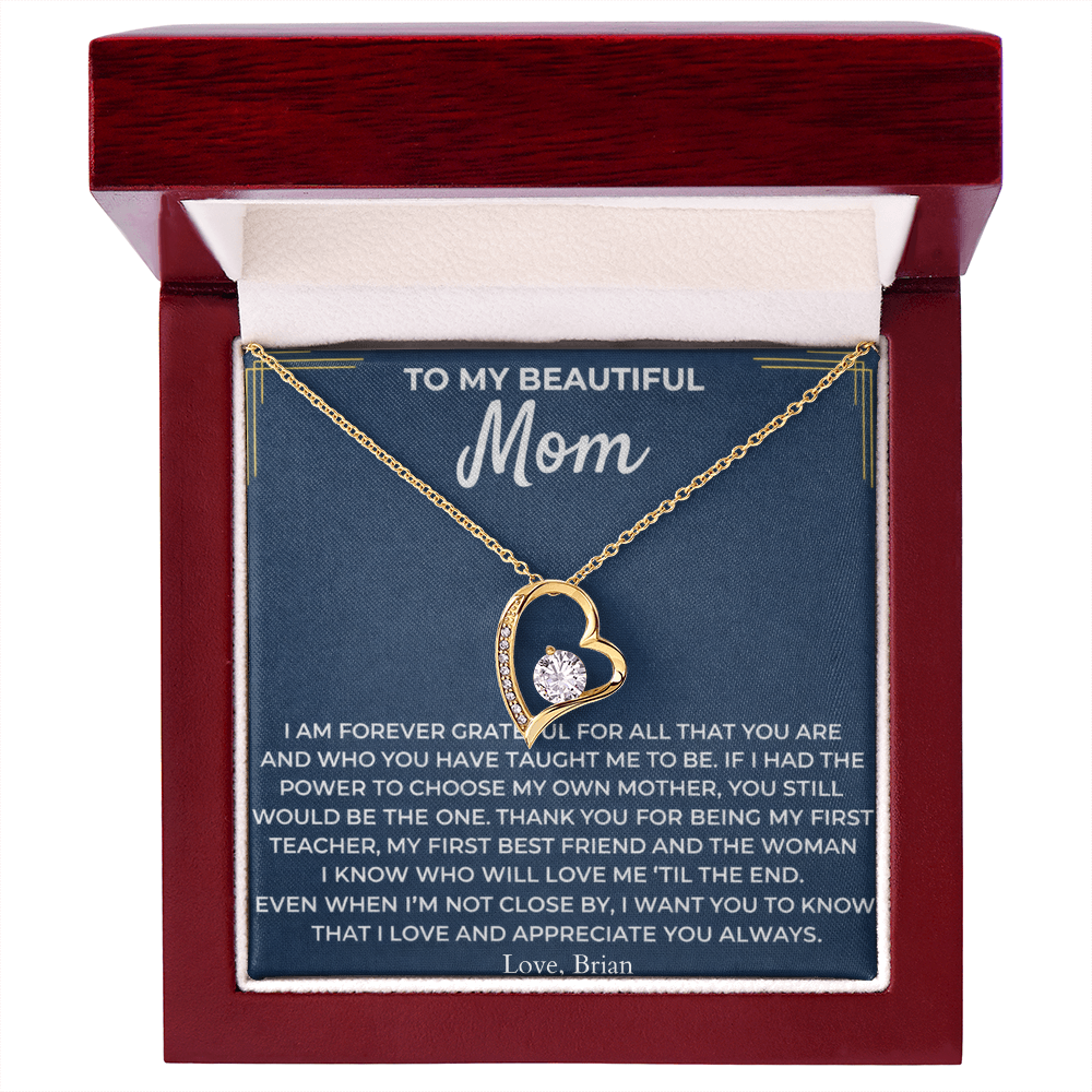 To My Mom - Forever Linked Hearts Gift Set