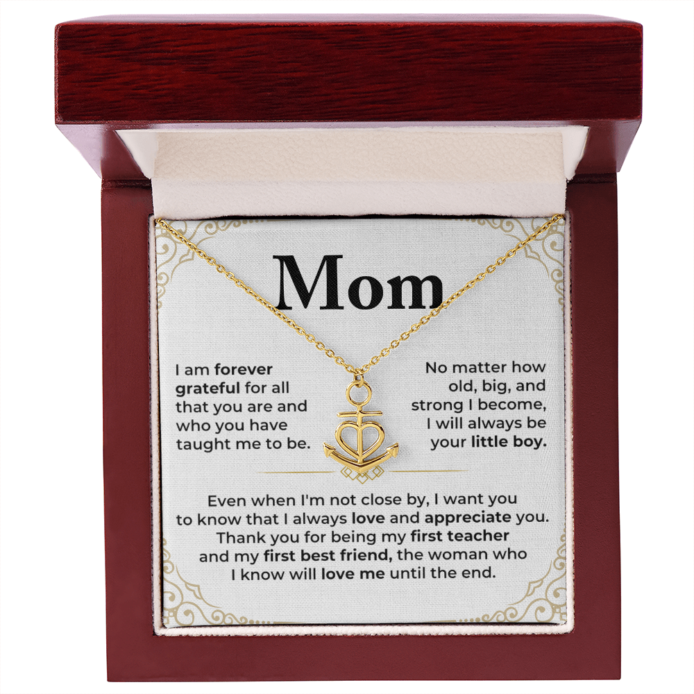 Anchor Pendant Necklace For My MOM
