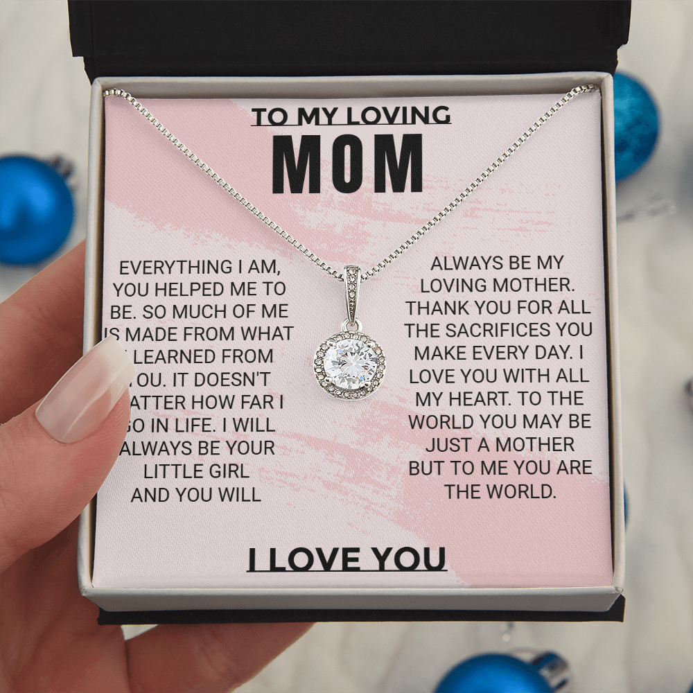 To My Loving Mom - Cushion Star Necklace