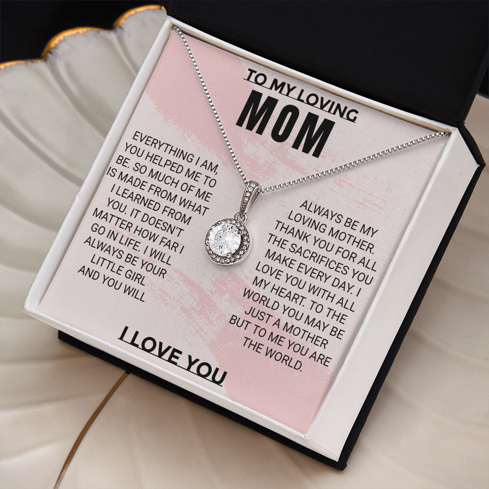 To My Loving Mom - Cushion Star Necklace