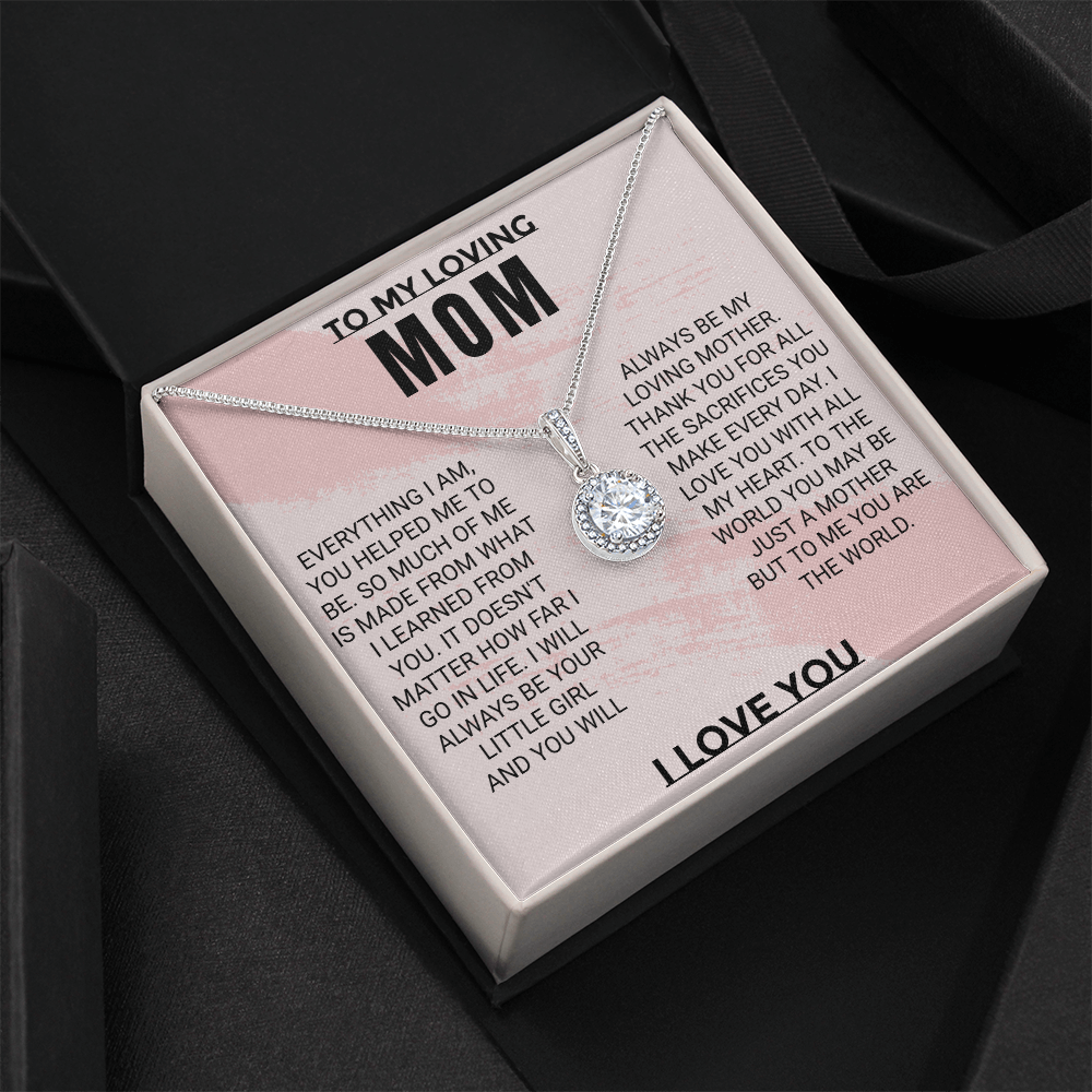 To My Loving Mom - Cushion Star Necklace