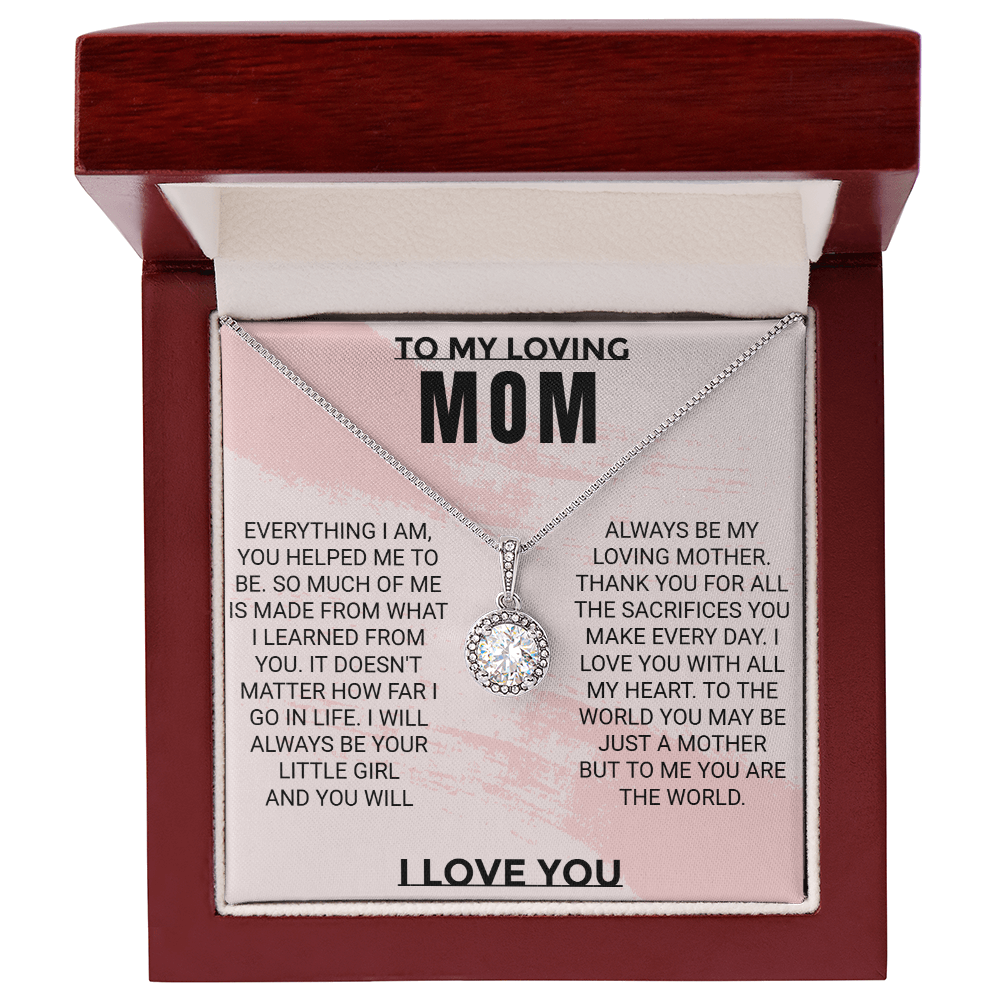 To My Loving Mom - Cushion Star Necklace