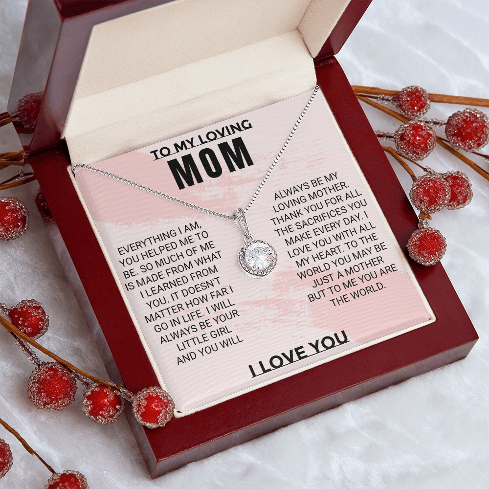 To My Loving Mom - Cushion Star Necklace