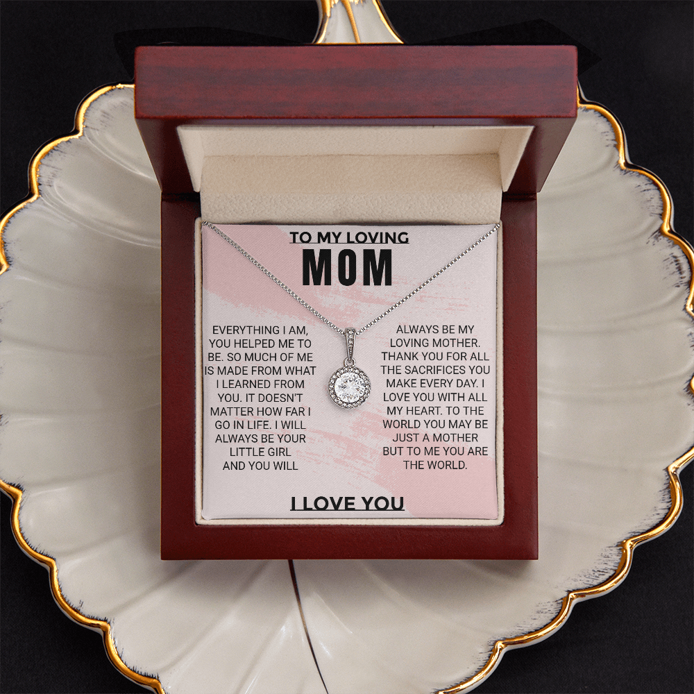 To My Loving Mom - Cushion Star Necklace