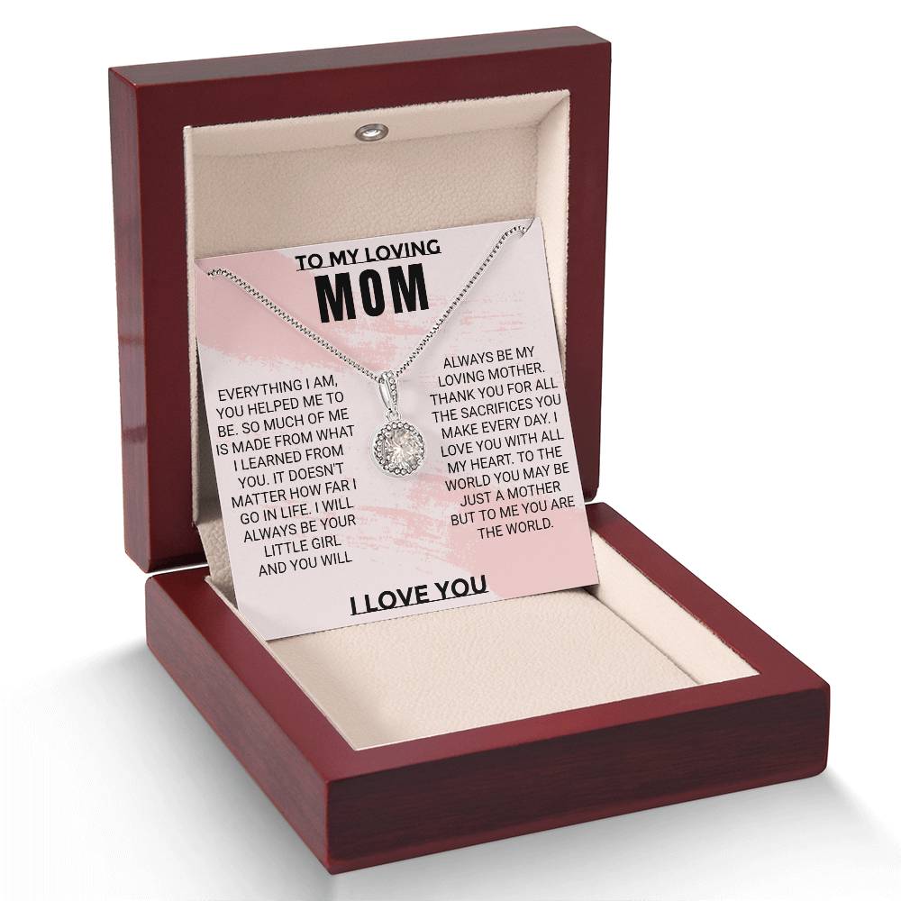 To My Loving Mom - Cushion Star Necklace