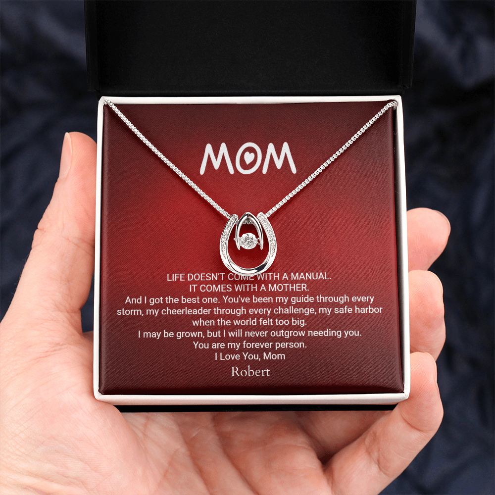 Lucky Love Necklace For My Mom With CARD PERSONALIZATION