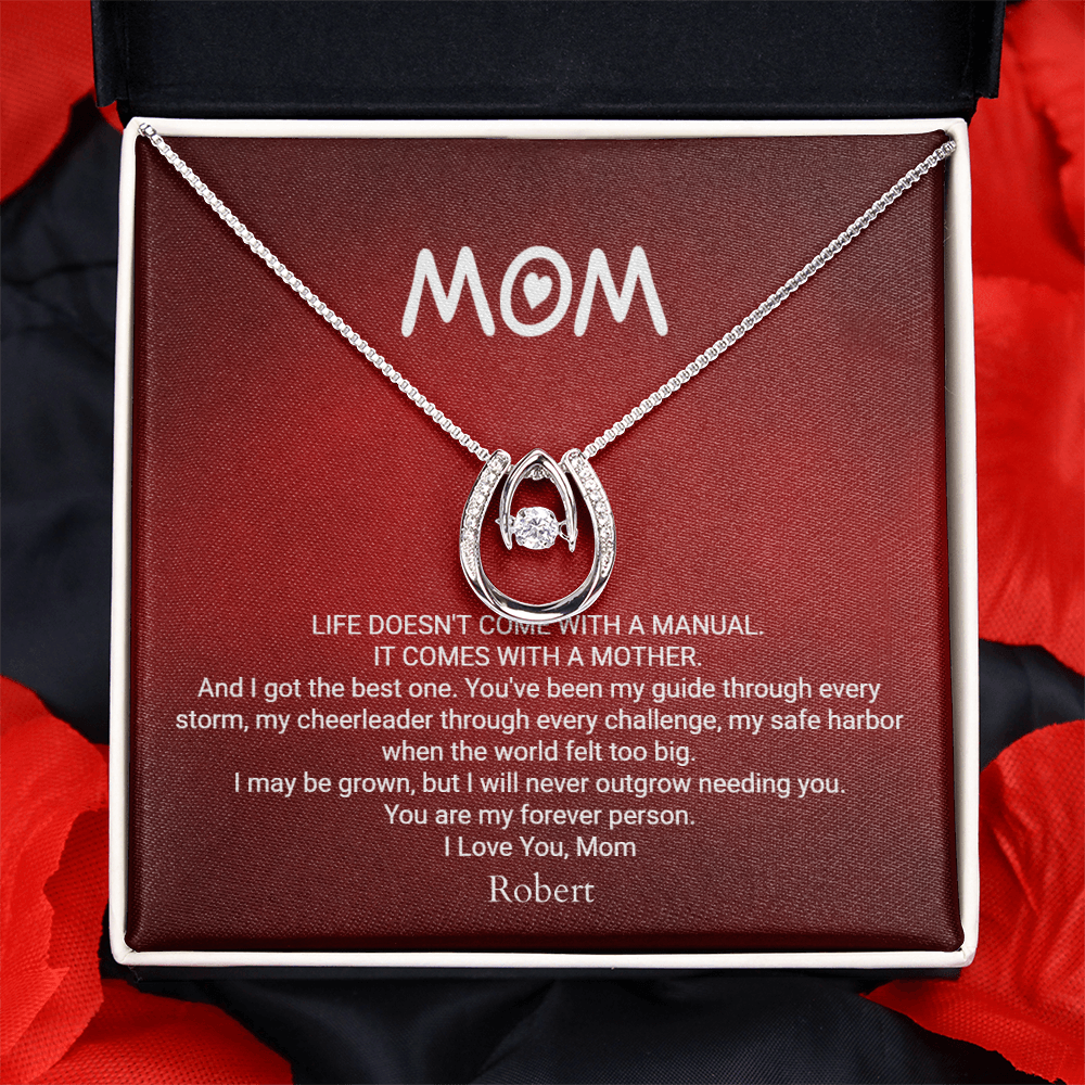 Lucky Love Necklace For My Mom With CARD PERSONALIZATION