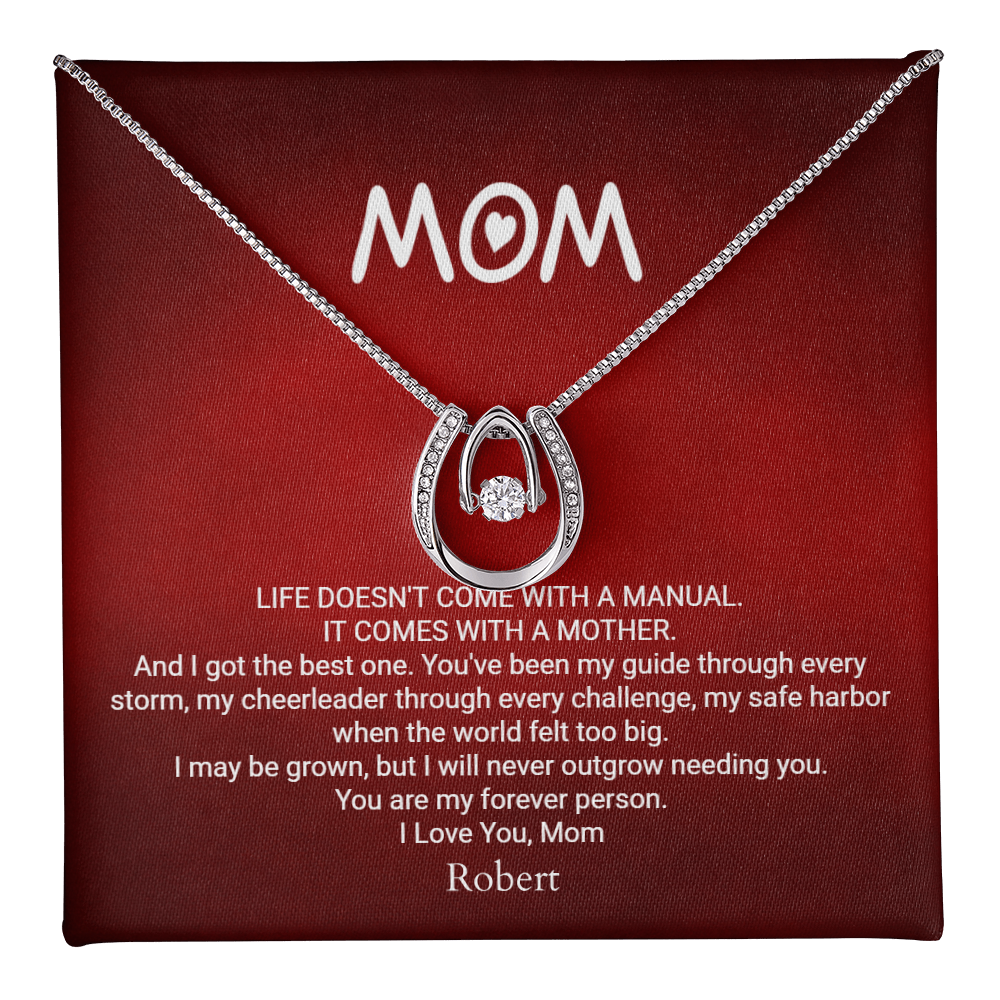 Lucky Love Necklace For My Mom With CARD PERSONALIZATION