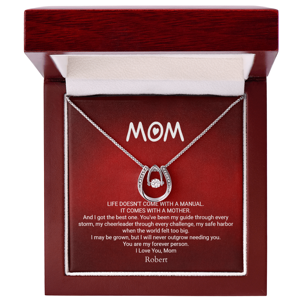 Lucky Love Necklace For My Mom With CARD PERSONALIZATION