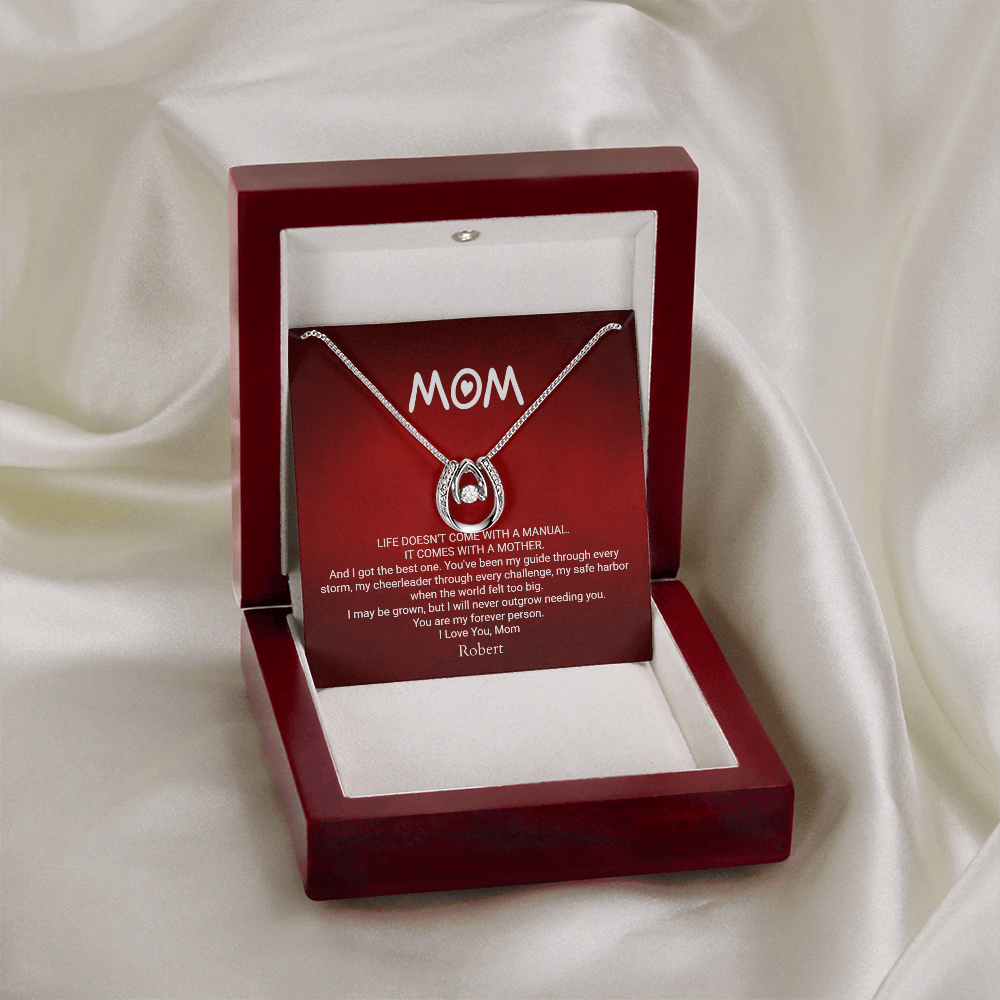 Lucky Love Necklace For My Mom With CARD PERSONALIZATION
