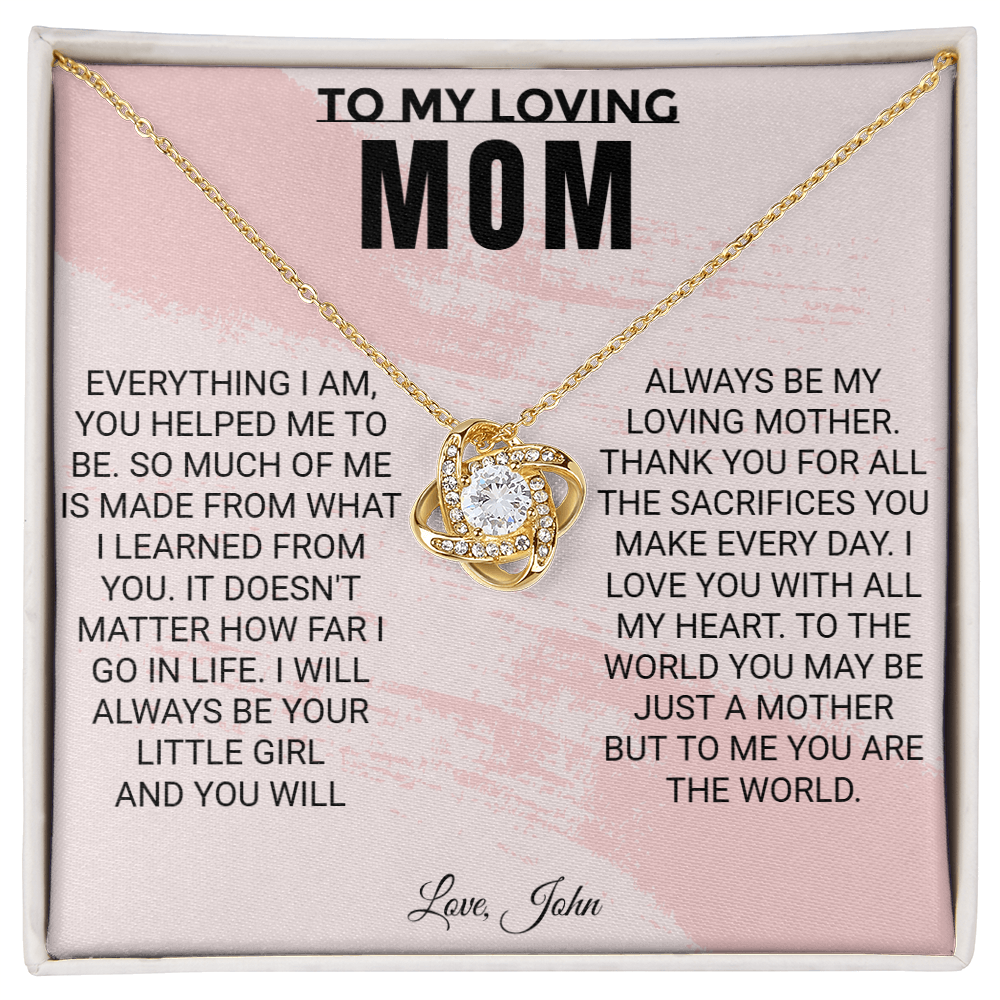 For Mom - Forever Love Gift with Personalized SIGN-OFF