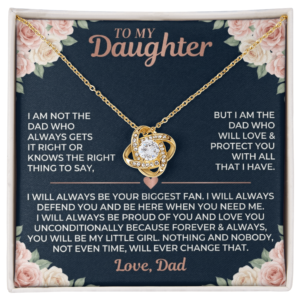 To My Daughter | Love Knot Necklace