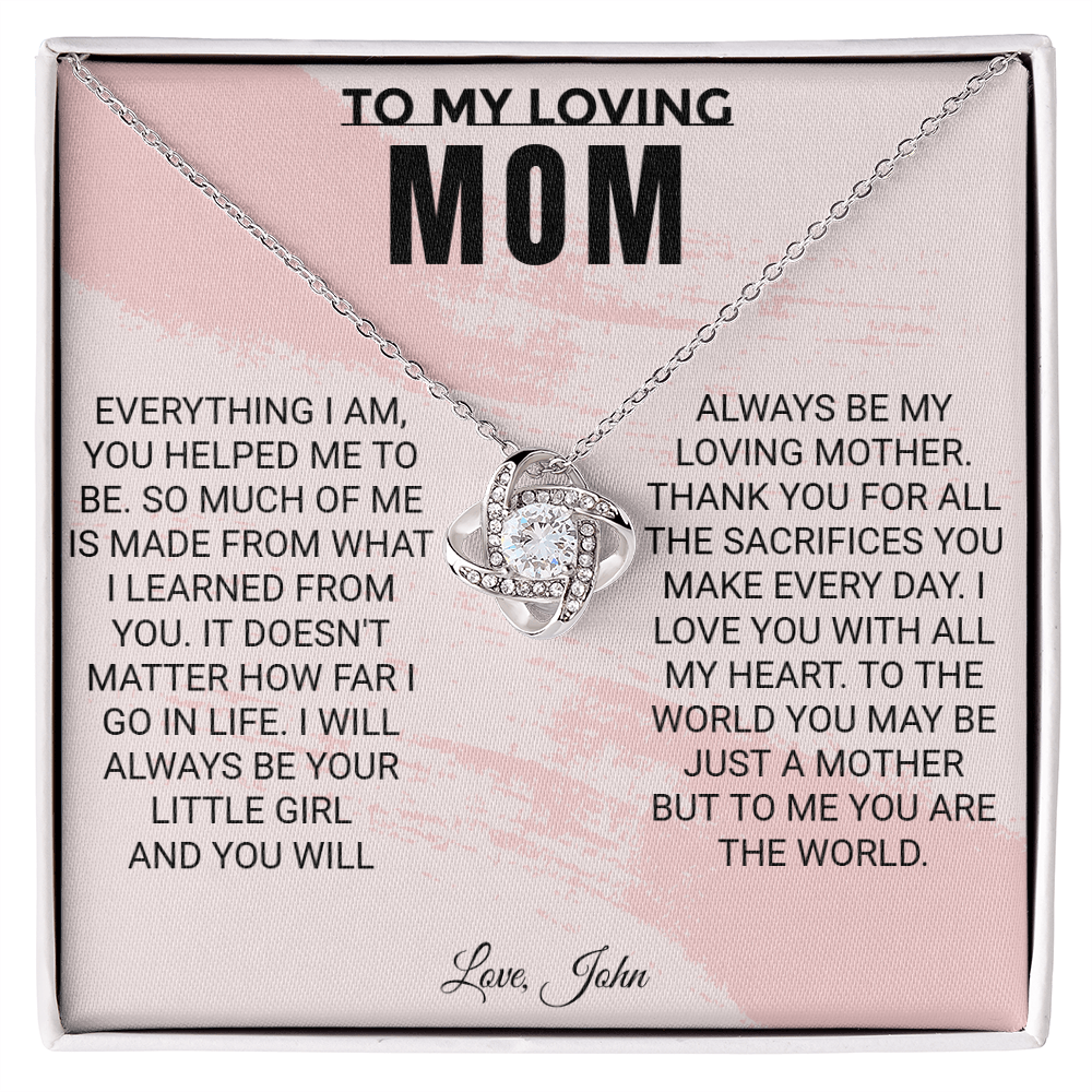For Mom - Forever Love Gift with Personalized SIGN-OFF