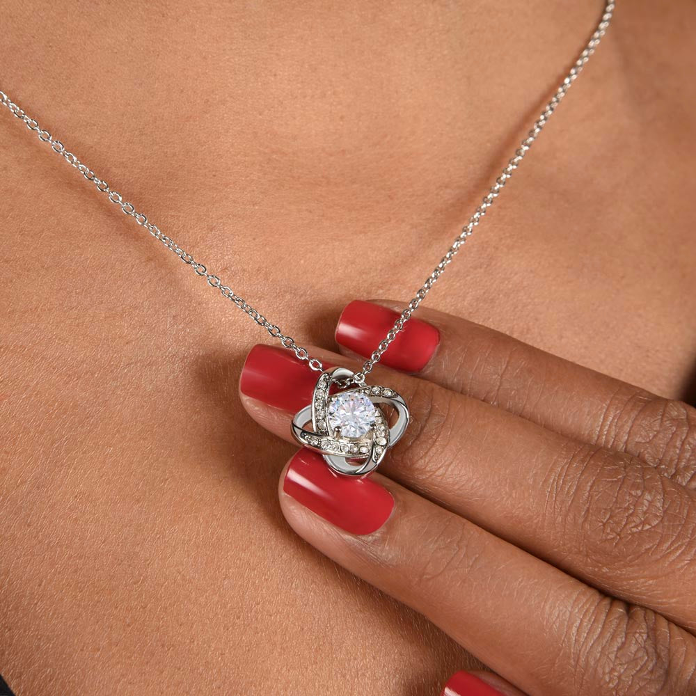 To My Mom — Love Knot Necklace