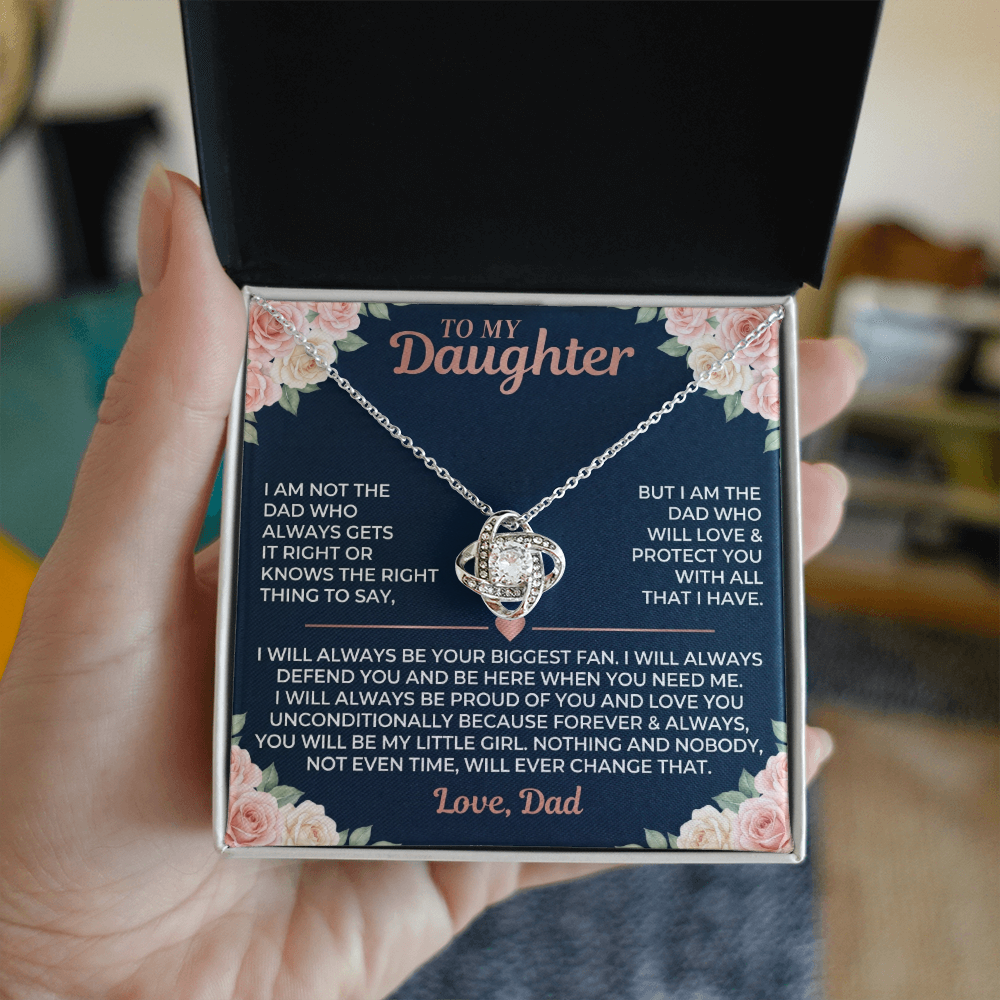 To My Daughter | Love Knot Necklace