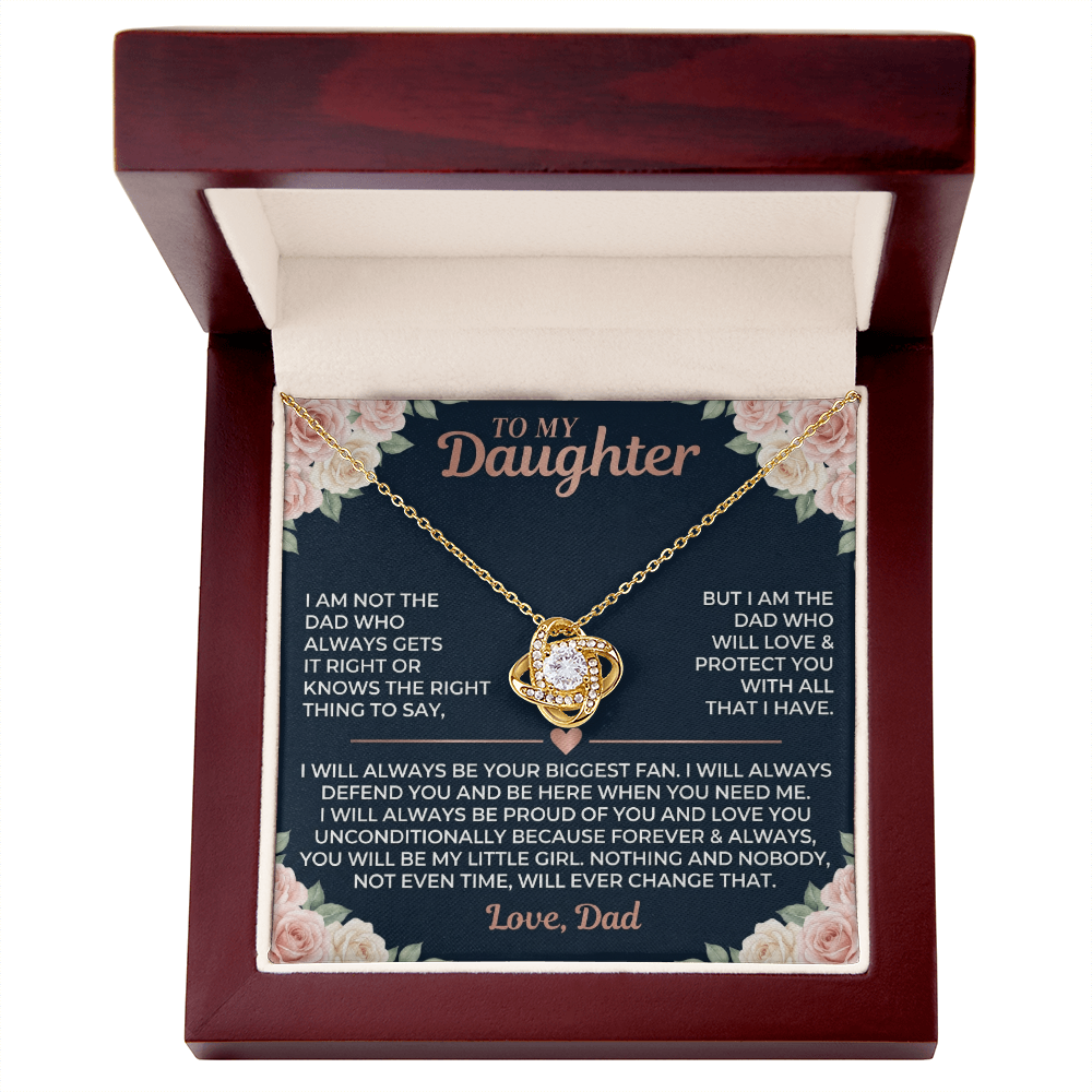 To My Daughter | Love Knot Necklace