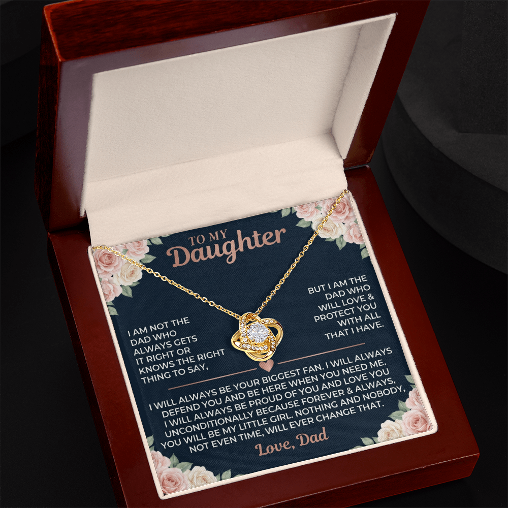 To My Daughter | Love Knot Necklace