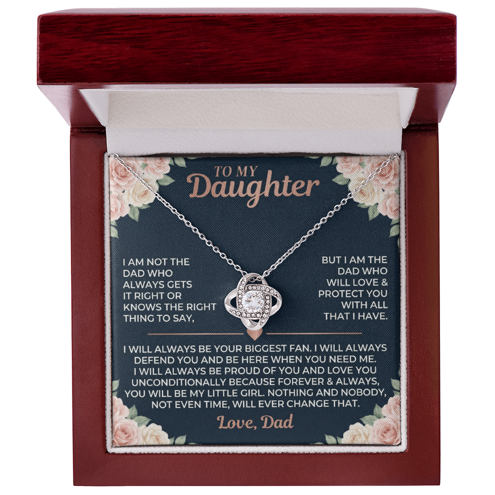To My Daughter | Love Knot Necklace