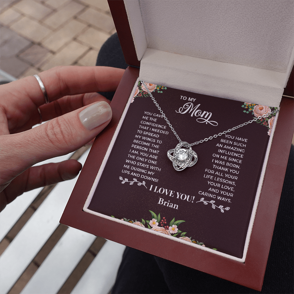 To My Mom — Love Knot Necklace