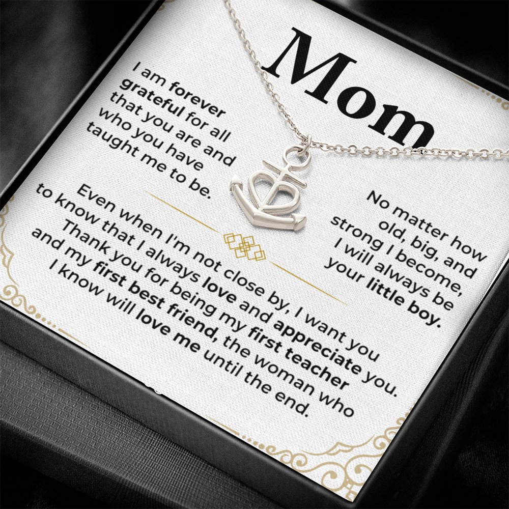Anchor Pendant Necklace For My MOM