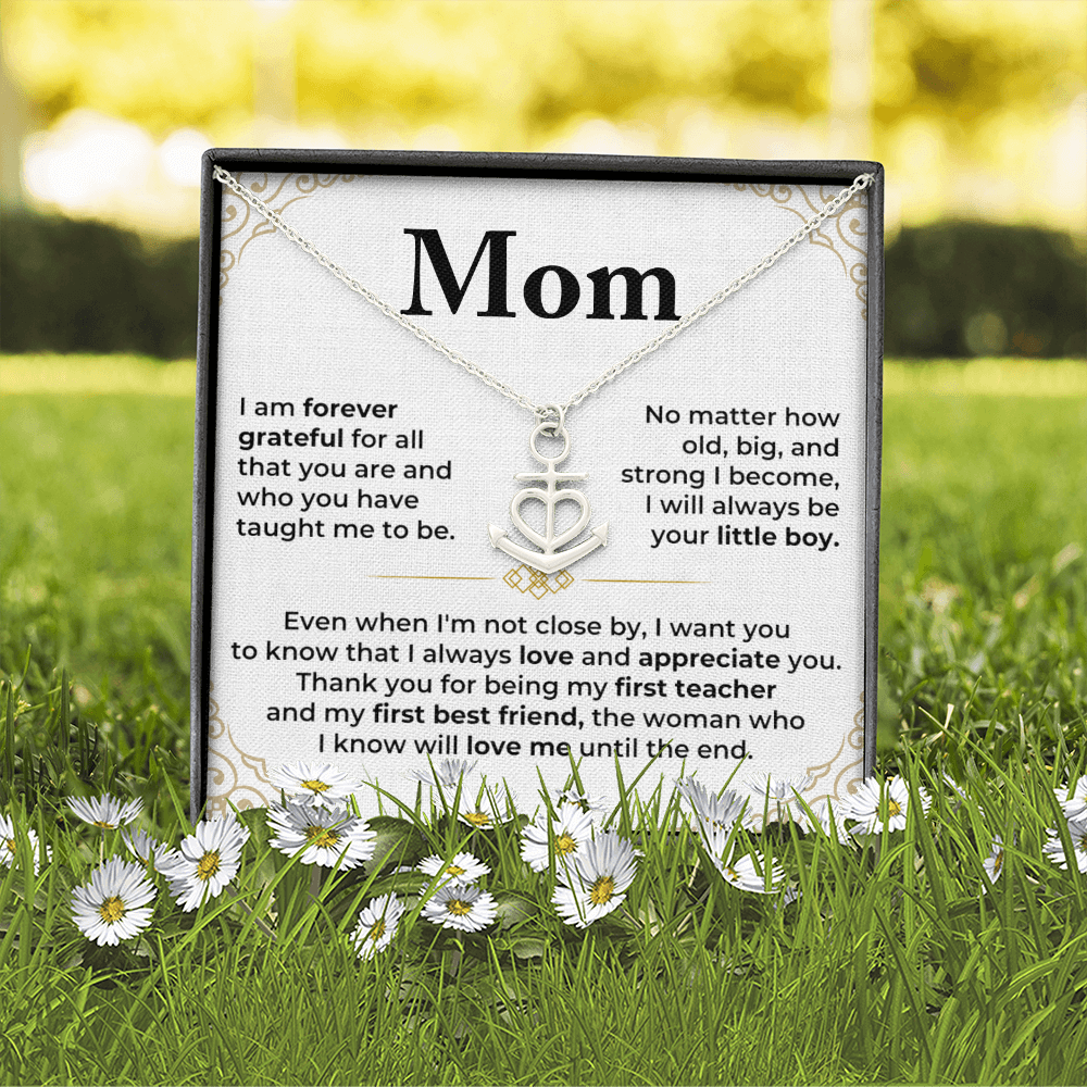 Anchor Pendant Necklace For My MOM