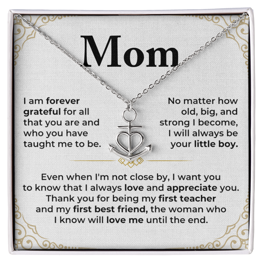 Anchor Pendant Necklace For My MOM