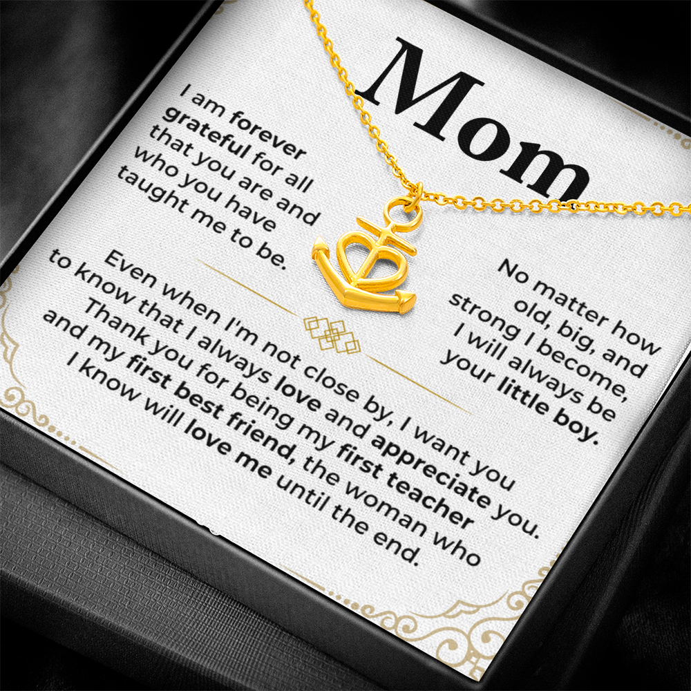 Anchor Pendant Necklace For My MOM