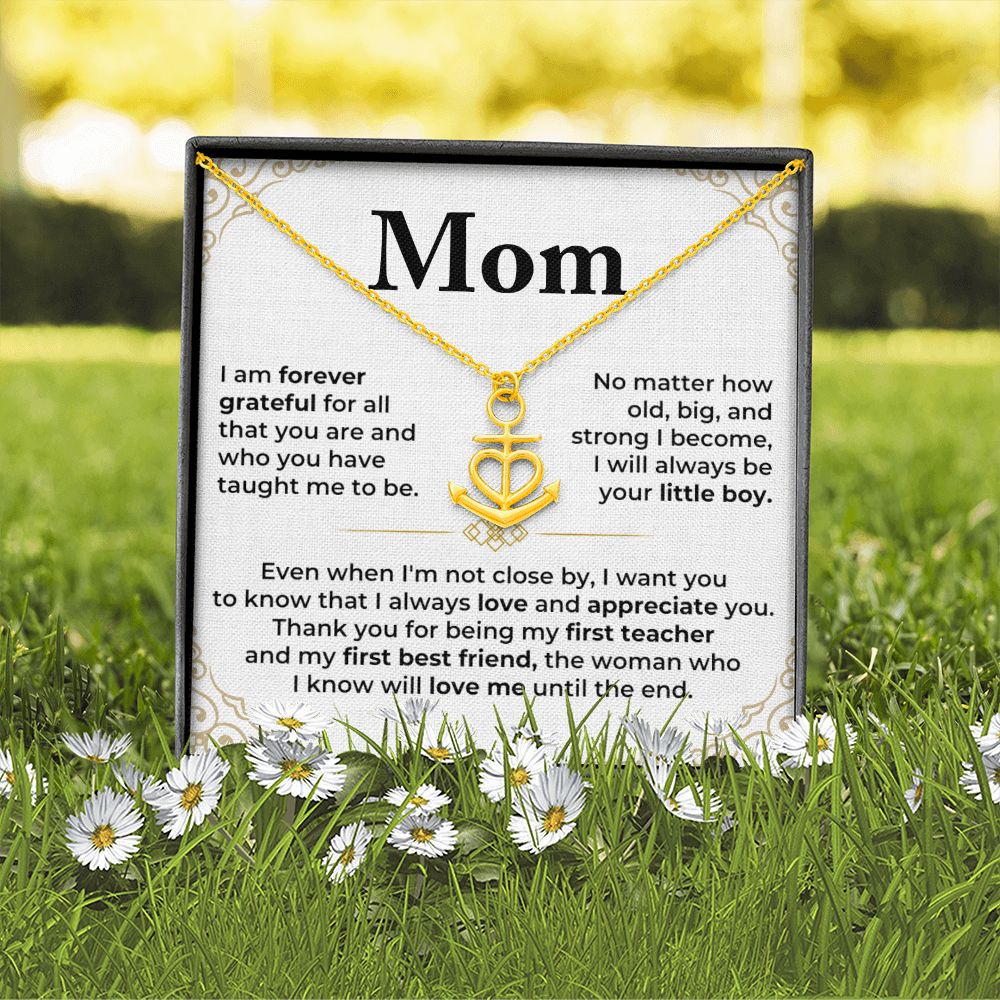 Anchor Pendant Necklace For My MOM