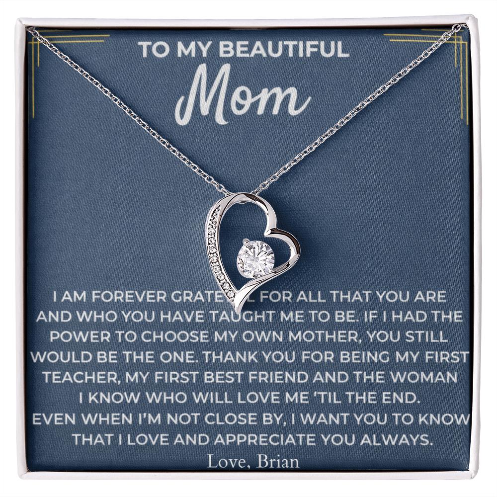 To My Mom - Forever Linked Hearts Gift Set