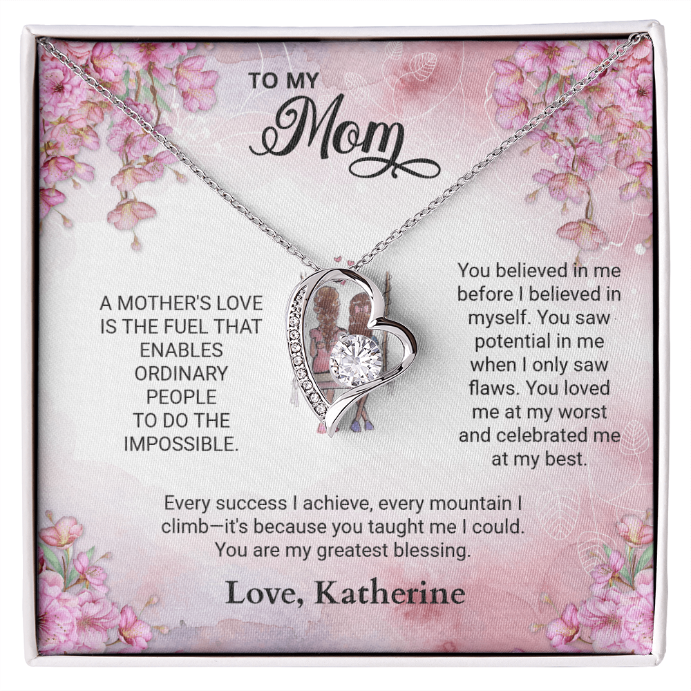 To My Mom | Forever Love Necklace |  PREFERRED SIGN-OFF