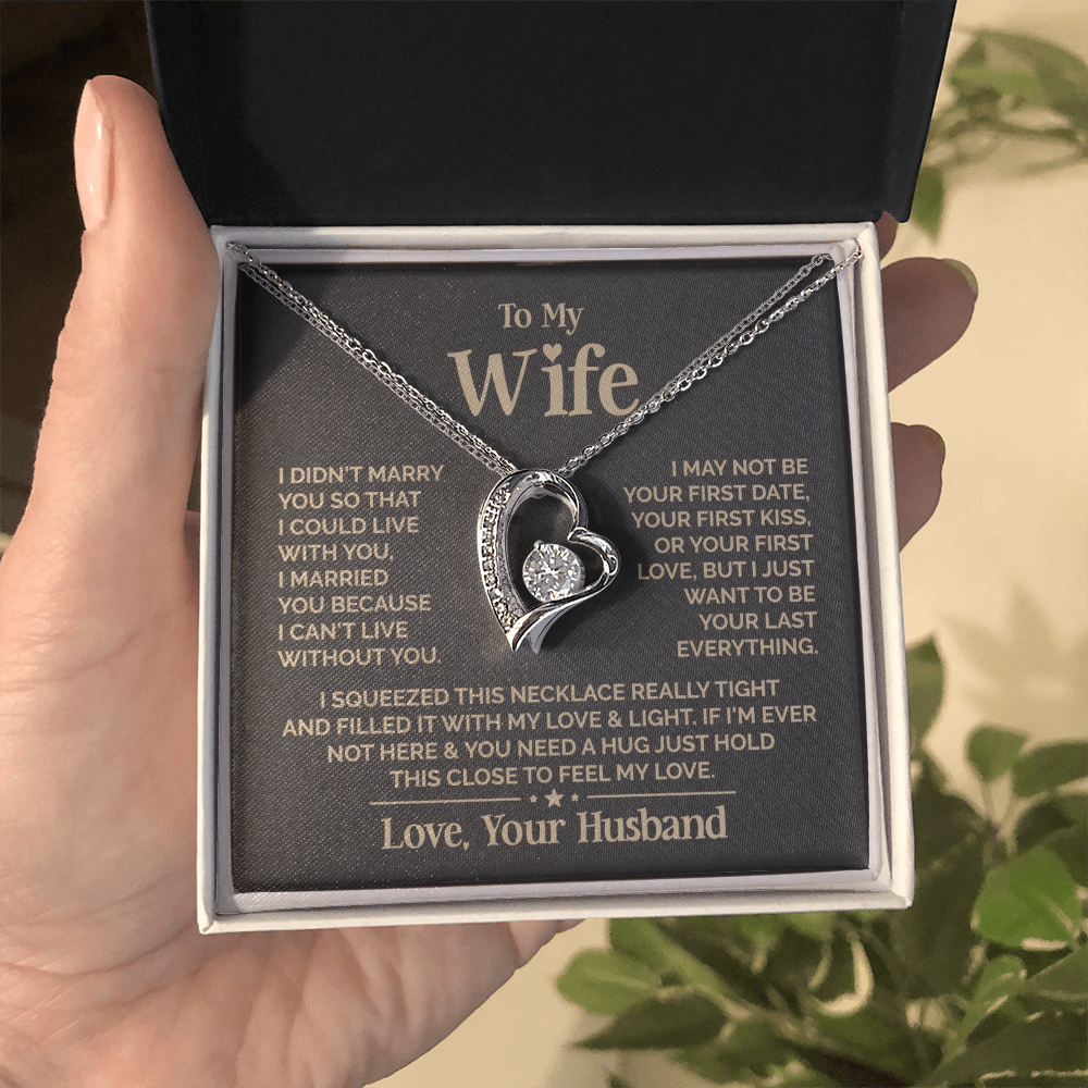 To My Wife - Heart Necklace