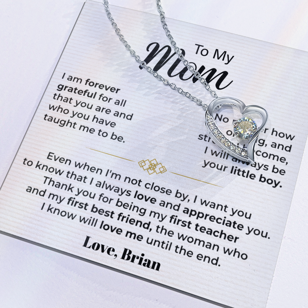 Dear Mom - Forever Heart Love Gift Set With PERSONALIZATION OPTION