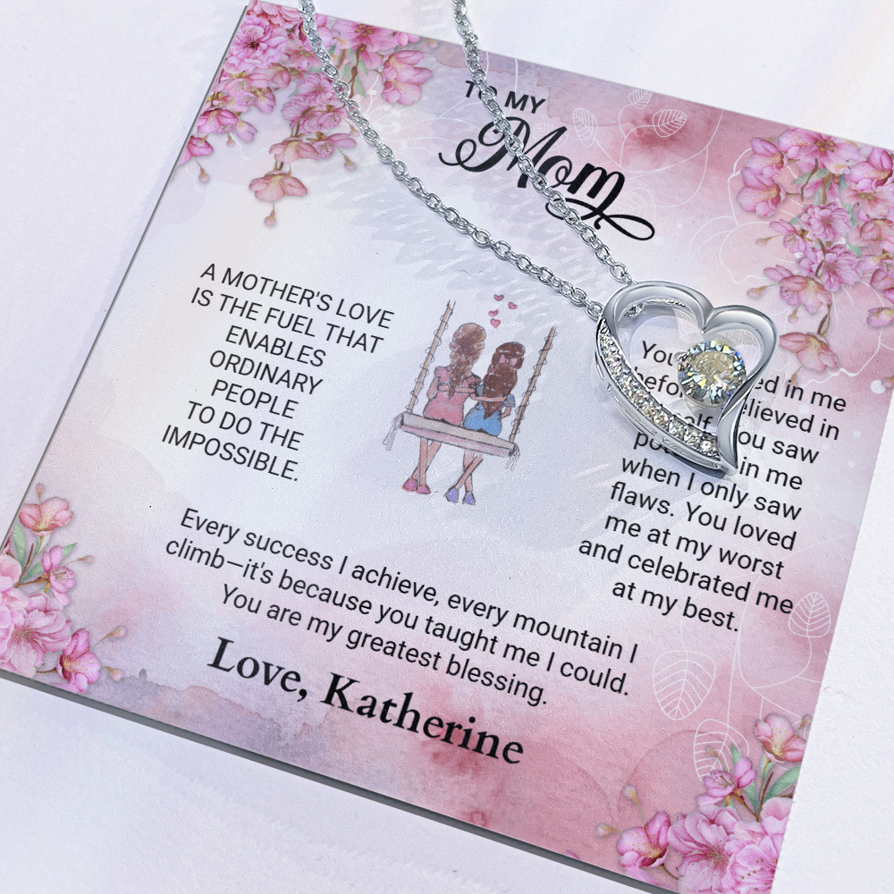 To My Mom | Forever Love Necklace |  PREFERRED SIGN-OFF