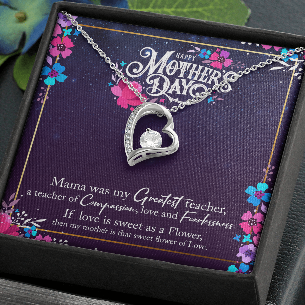 Forever Love Necklace — Mama My Greatest Teacher — Mother's Day Jewelry Gift Set
