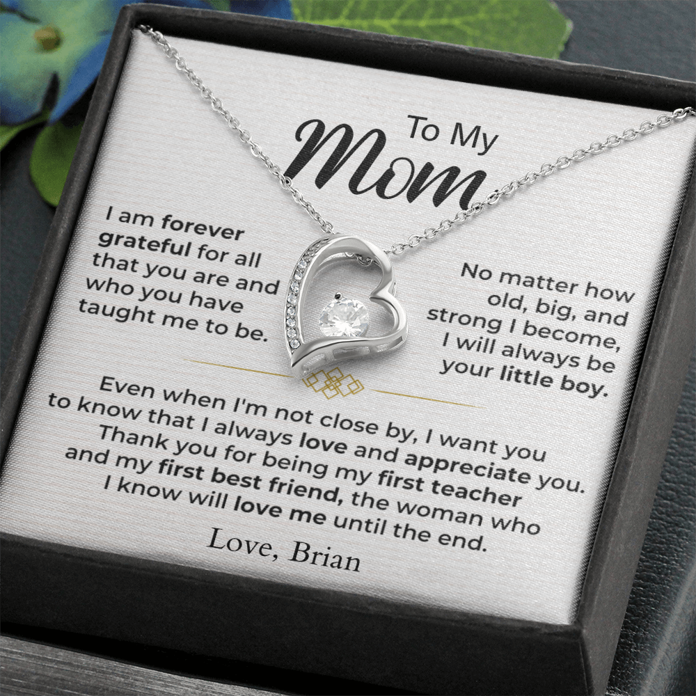 Dear Mom - Forever Heart Love Gift Set With PERSONALIZATION OPTION