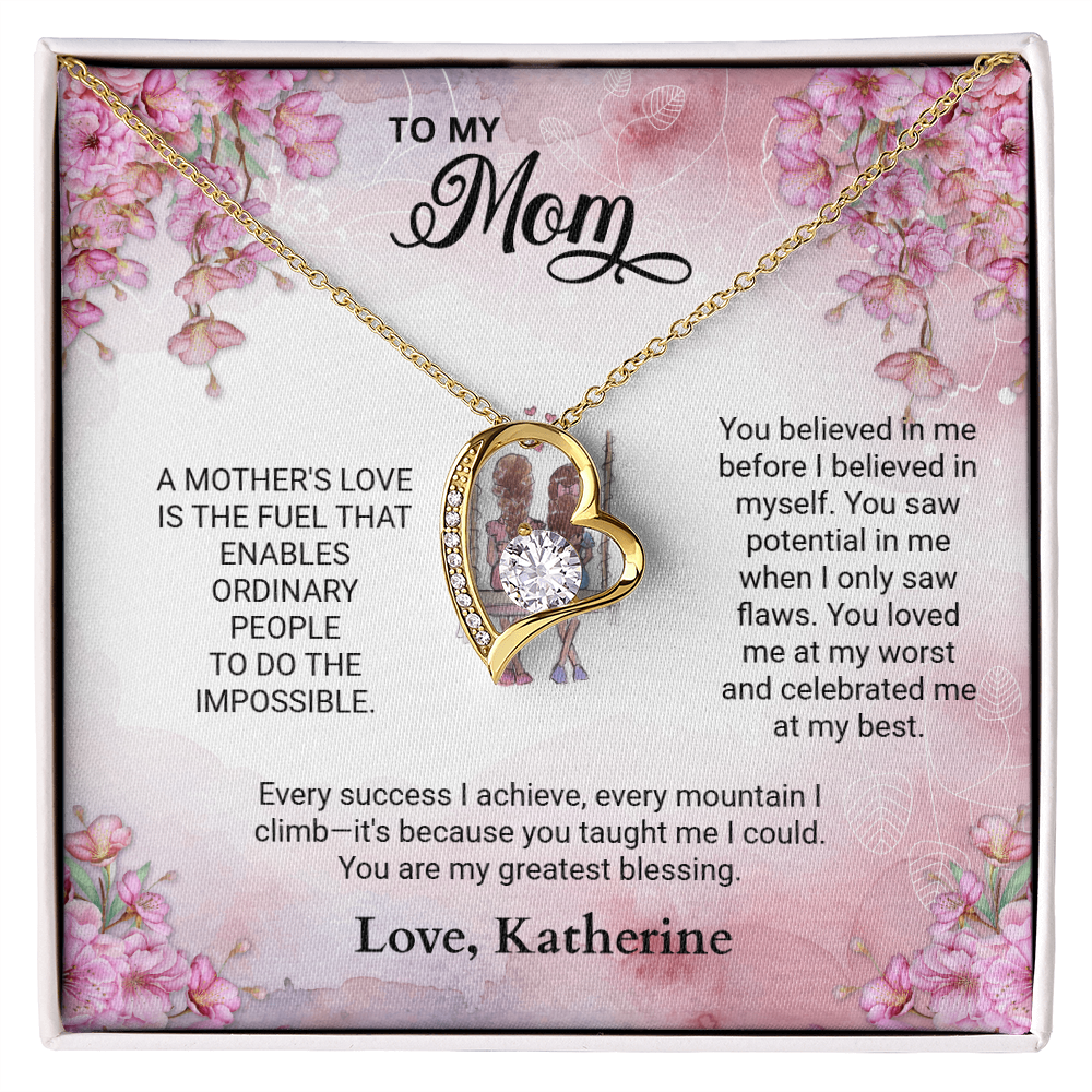 To My Mom | Forever Love Necklace |  PREFERRED SIGN-OFF