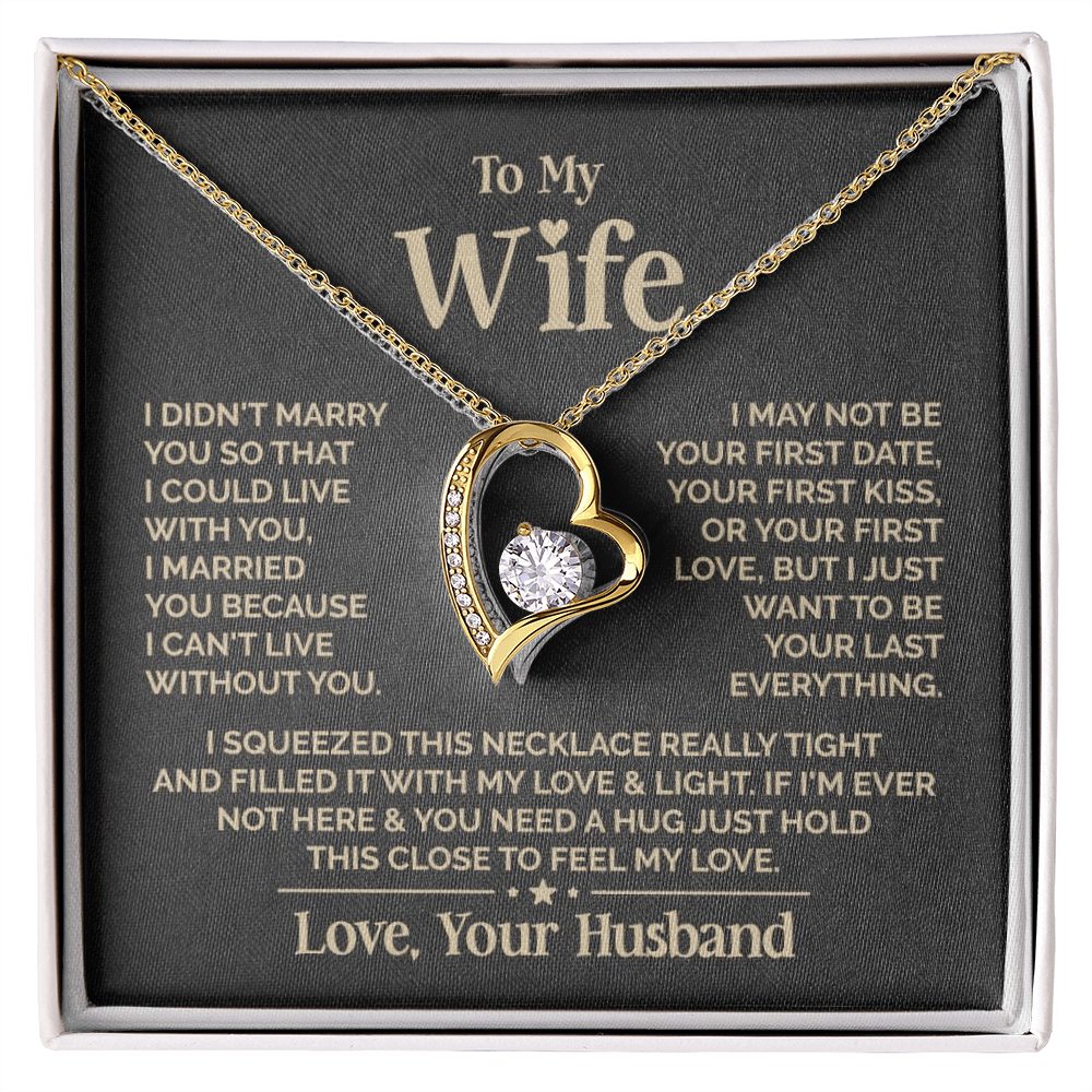 To My Wife - Heart Necklace