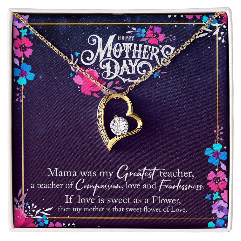 Forever Love Necklace — Mama My Greatest Teacher — Mother's Day Jewelry Gift Set